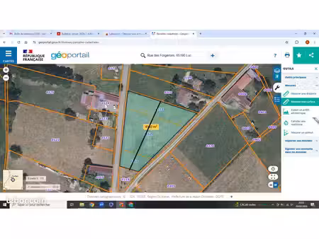 vend terrain a batir avec cu