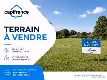 terrain 1 697 m² ganges