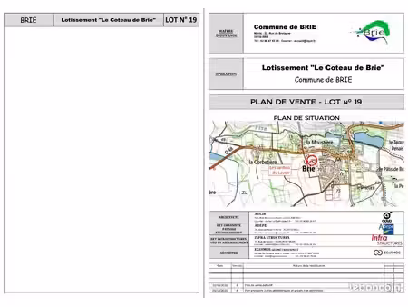 vente de terrain constructible - brie (35)