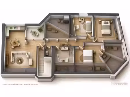 combles à aménager – 159 m² au sol  68 m² carrez