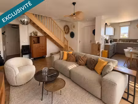 duplex avec 4 chambres  terrasses et parkings