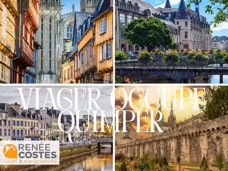 viager occupé - f75 ans - quimper (29000)