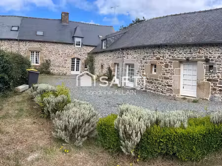 pordic – maison en pierre  grand terrain