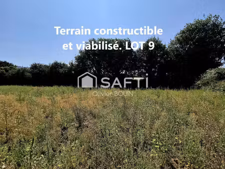 terrain constructible viabilisé