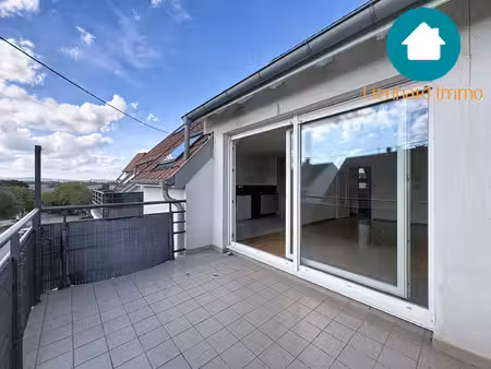 truchtersheim centre – t4 de 92 m²  3 chambres  dernier étag