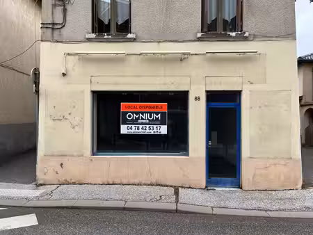 achat local commercial 27m² francheville 69340