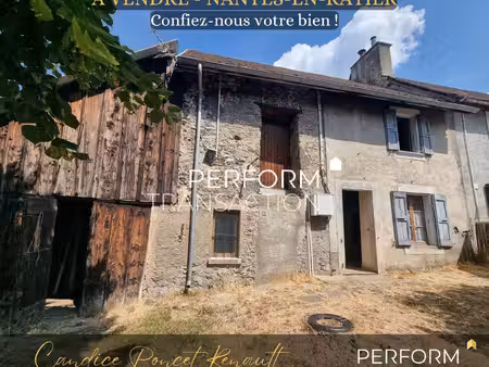 achat maison 3 pièces 63m² nantes en ratier 38350