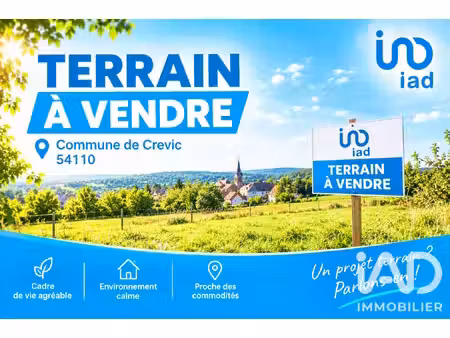 vente terrain à bâtir 1 072 m²