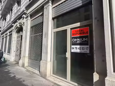 location local commercial 88m² lyon 7ème