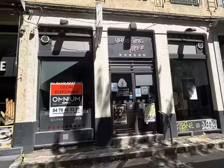 location local commercial 45m² lyon 6ème