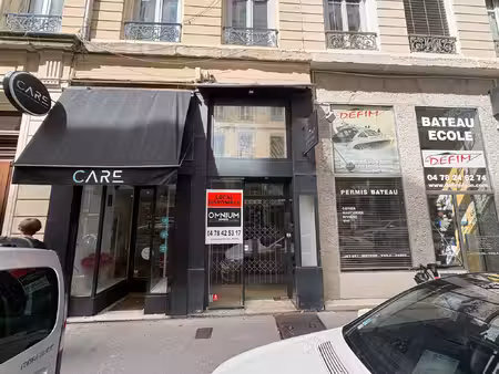location local commercial 63m² lyon 6ème