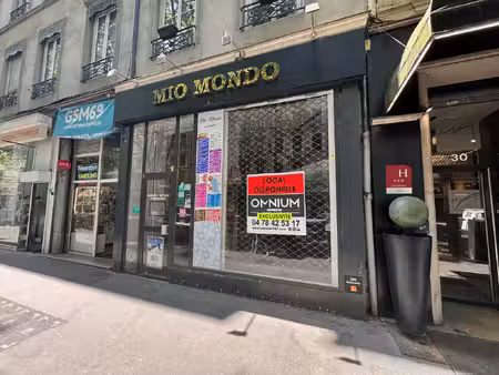 location local commercial 88m² lyon 7ème