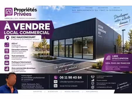vente commerce hauconcourt 57280 425m²