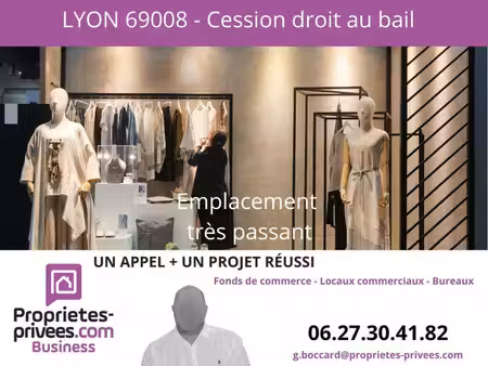 location commerce lyon 69008 46m²