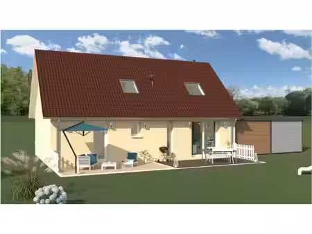 maison re2020 à construire   projet évolutif d’abord 2 chambres terminées au rdc et 2 à te