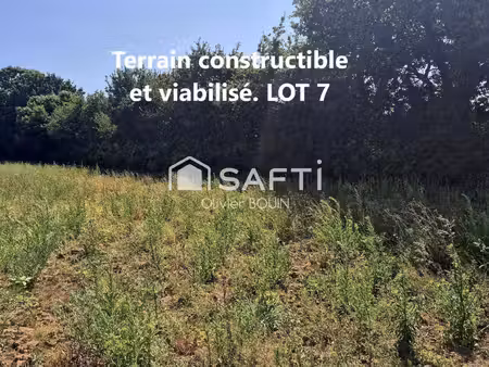 terrain constructible viabilisé
