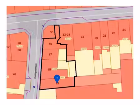 terrain à lotir à vendre à collegestraat 13 tot 19 grammont (rbx05046)