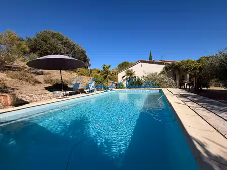 sur les hauteurs de st hilaire de brethmas  maison f5  pisci