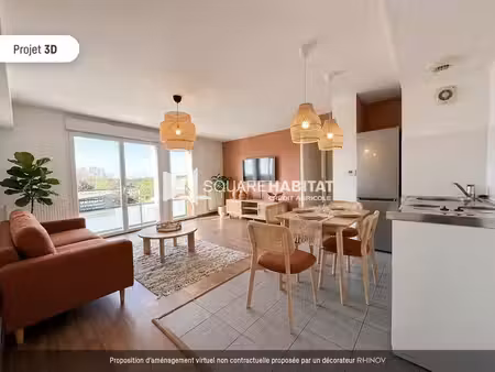 achat appartement 2 pièces 46m²