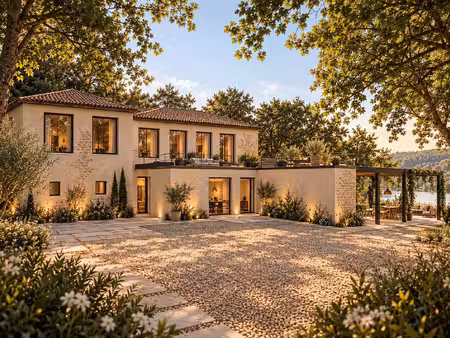corps de ferme de 215m² à transformer  garage  jardin et vue s