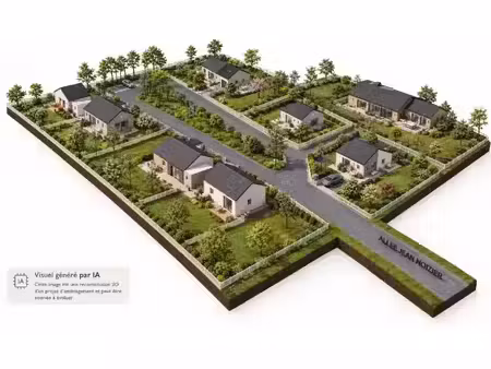 terrain de 500m² lot 2 "jardin des nains"