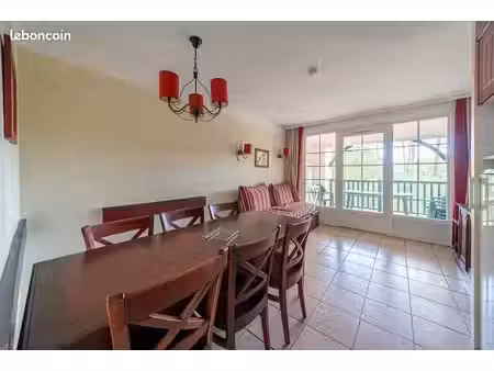 t3/4 59 m² loué pierre & vacances - bail commercial 2033 - 9 612 ht/an - biscarrosse