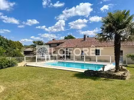 vente maison piscine à val-en-vignes (79290) : à vendre piscine / 225m² val-en-vignes