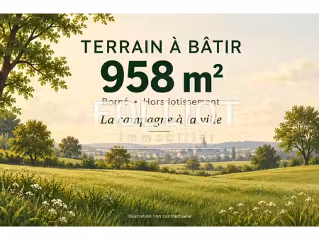 terrain carentan les marais 958 m2