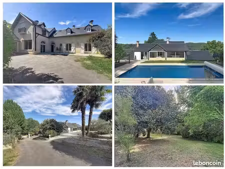 villa avec piscine  verger et puits
