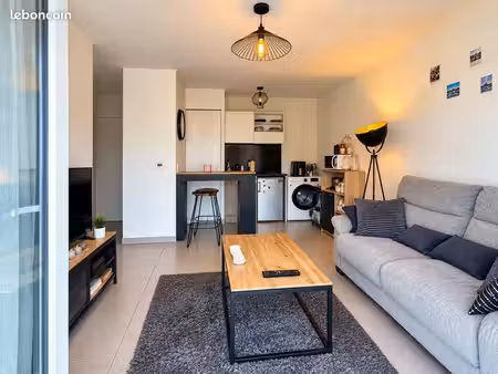 appartement t2 +balcon+garage sécurisé