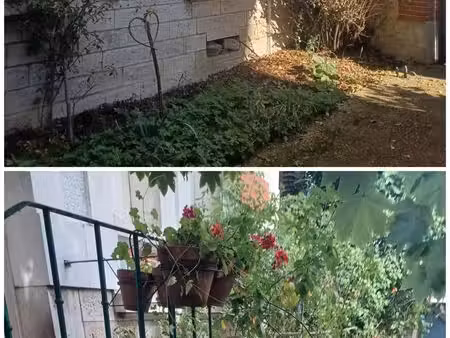 un lot deux appartements t2 et t1 jardin et parking