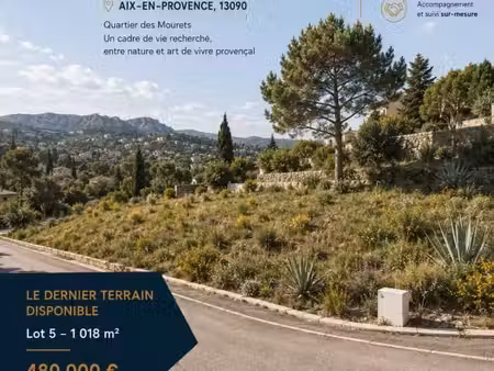 terrain 1 018 m² aix en provence