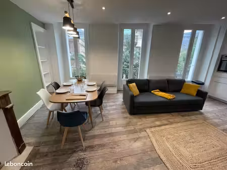 t2 bis 52 m² – meublé – 7 couchages – proche thermes & superbagnères