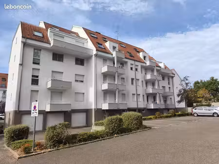 appartement f3 rénové 57m² à obernai avec balcon et garage