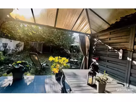 ​? charmante maison individuelle meublée 99 m² — jardin  terrasse & véranda