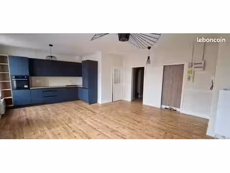 appartement 2 pièces 56 m² refait à neuf jardin et cave