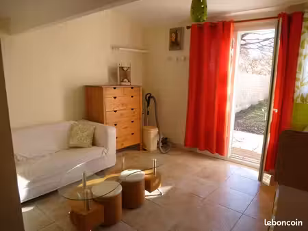 studio avec jardin  plein sud