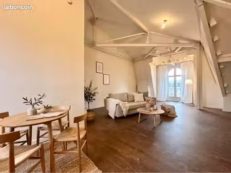 t3 atypique 72 m² centre‑ville