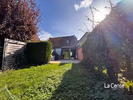 lys lez lannoy - semi-flamande 2/3 jardin+ stationnement