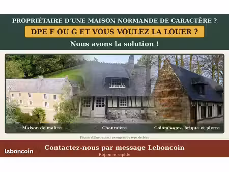 recherche location maison dpe f ou g