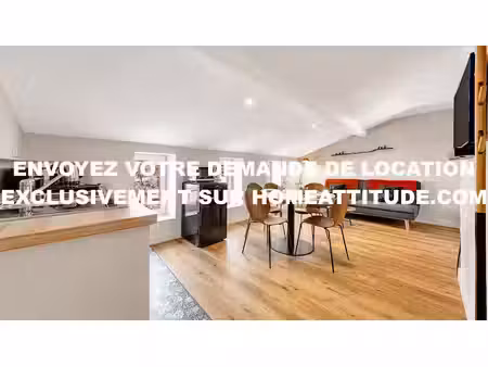 location meublée appartement 2 pièces 22 m² à lyon 4ème (69004)  1 250 €