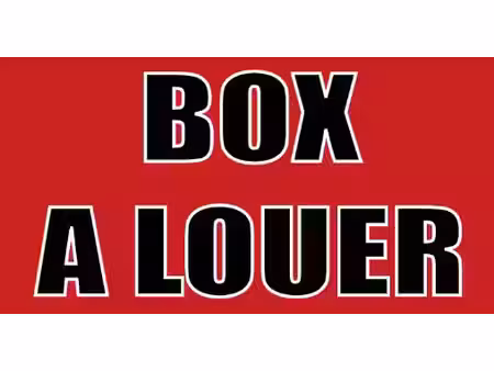 à louer box fermé