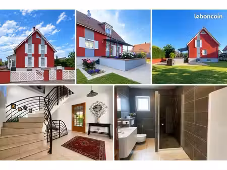 maison individuelle à vendre- 147m² - 6 pièces- jardin- double garage -435000