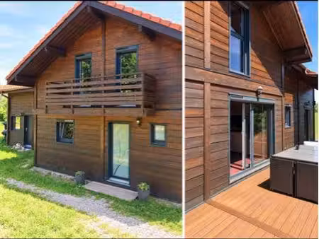 vend chalet avec piscine