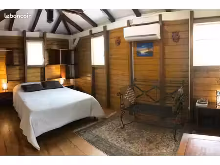 location bungalow en bois meublé