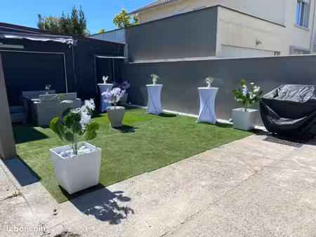 pavillon dans villa avec terrasse depaysement total