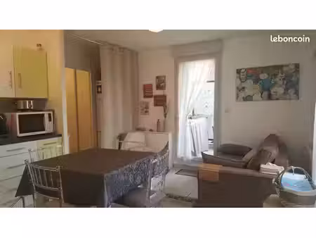 appartement t2 38 m² avec terrasse + garage etage 3/3