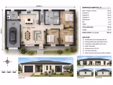 maison 100m2