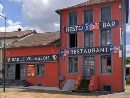 à vendre – ancien bar-restaurant partiellement sinistré – terrain constructible de 710 m² 