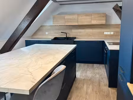 a louer très bel appartement rénové f2 avec climatisation à geudertheim situé entre strasb